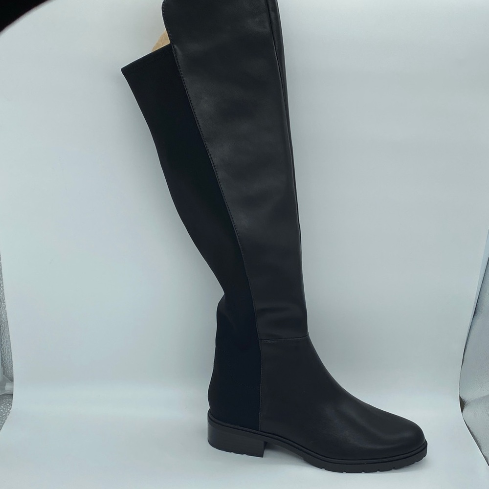 Anne Klein Elegant Black Over the Knee-High Women's Boots